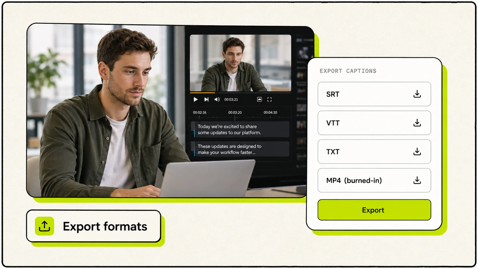 CentClip export format options